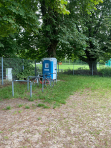 Naturbadestelle Grillendamm Dixie Toilette 2024