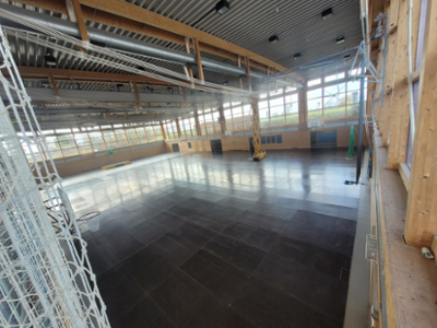 Mehrzweckhalle Templin innen