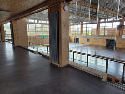 Mehrzweckhalle Templin innen
