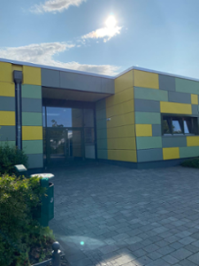 Sporthalle Dreiklang außen