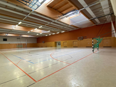 Sporthalle Dreiklang innen