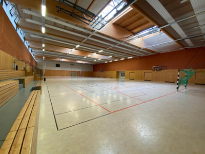 Sporthalle Dreiklang innen