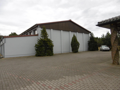 Sporthalle Rückersdorf Außenansicht