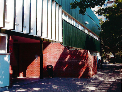 Sporthalle Talsand außen