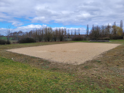 Sportplatz Volleyball