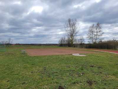 Sportplatz Kugelstoßen