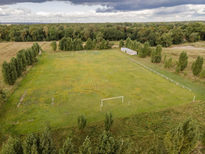 Sportplatz Niedergörsdorf von oben